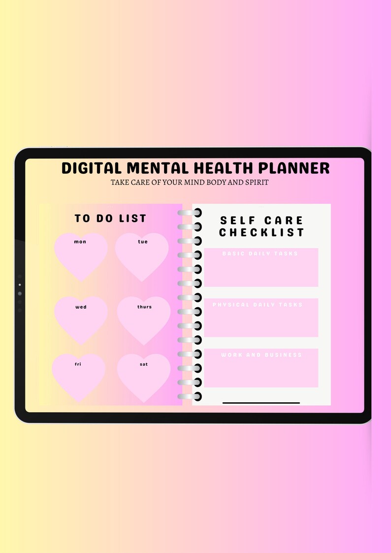 Self Care Planner | Digital Planner | Goodnotes Planner | iPad Planner ...