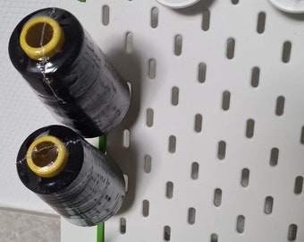 Portacarretes de hilo mejorado para la serie Ikea Skadis