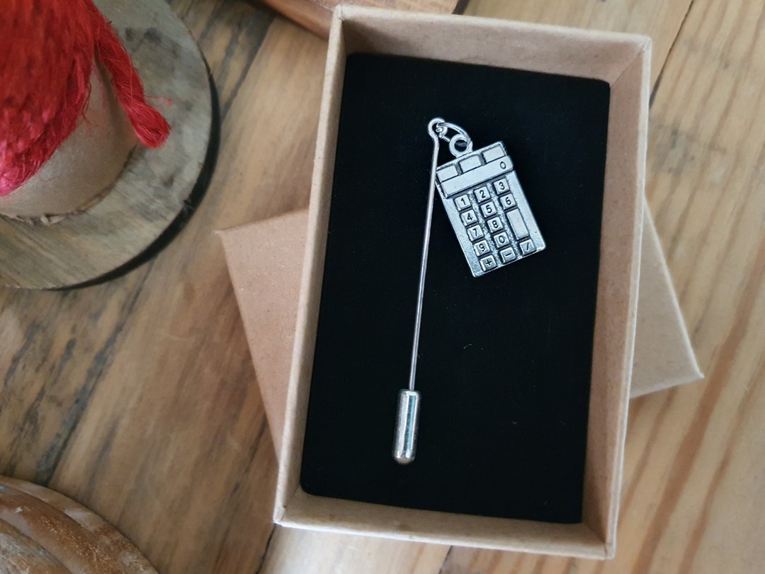 Calculator Pin | Includes Free Shipping, Gift Box and Gift Card | Gift ...
