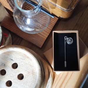 Pin de té/café/Incluye caja de regalo y tarjeta de regalo con envío gratis/Pin de hijab para sombrero de solapa para amante del café latte, capuchino y moca, regalo para amigos y familiares