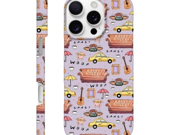 Friends Pattern iPhone Case, Slim Protective Phone Cover