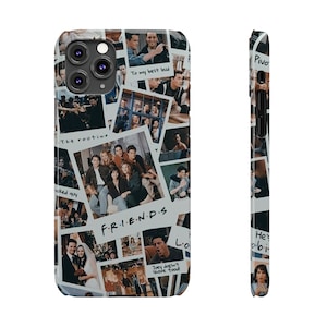 Friends Phone Case for iPhone 16, 15 Pro, 14 Pro Max, 14 Pro, 13 Mini, 13 Pro Max, 12 Mini, 12 Pro Max, 11 Pro, XS, 8, 7, Friends Slim Case