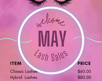 Lash Tech bericht op sociale media