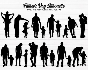 Papa SVG Bundle (12 Dateien: SVG, PNG & mehr) Sofortiger Download, kommerzielle Nutzung