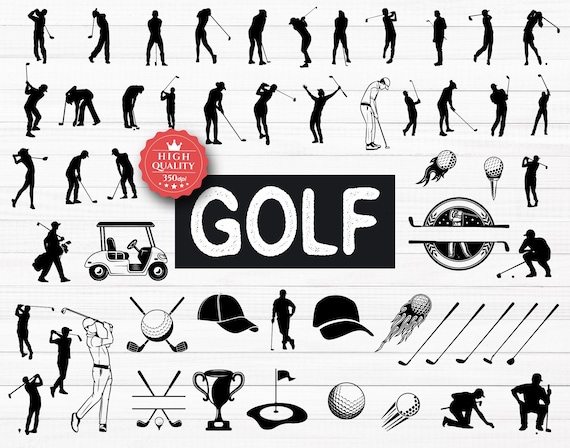 60 Golf SVG Bundle, Golfing Design Svg, Golf Monogram Svg, Golf Ball Svg, Golf Vector, Golf Name, Golf Club Svg, Golf Silhouette