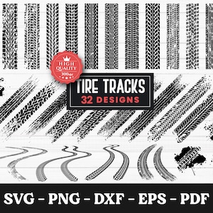 Tire Track SVG, Tire Tracks Svg Bundle, Tire Track Pattern SVG, Tire Dirt Marks Svg, Mud Tire Track,  Tire Track Clipart, Tracks Silhouette