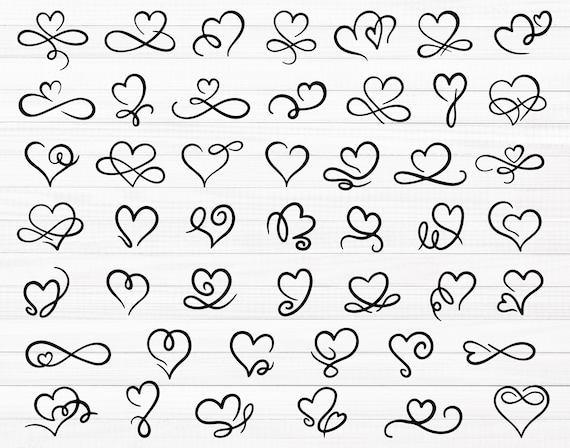 Hearts Svg Bundle, Hand Drawn Heart Svg, Heart Svg, Open Heart Svg, Doodle Heart Svg, Sketch Heart Svg, Love Svg, Valentine Svg, Png
