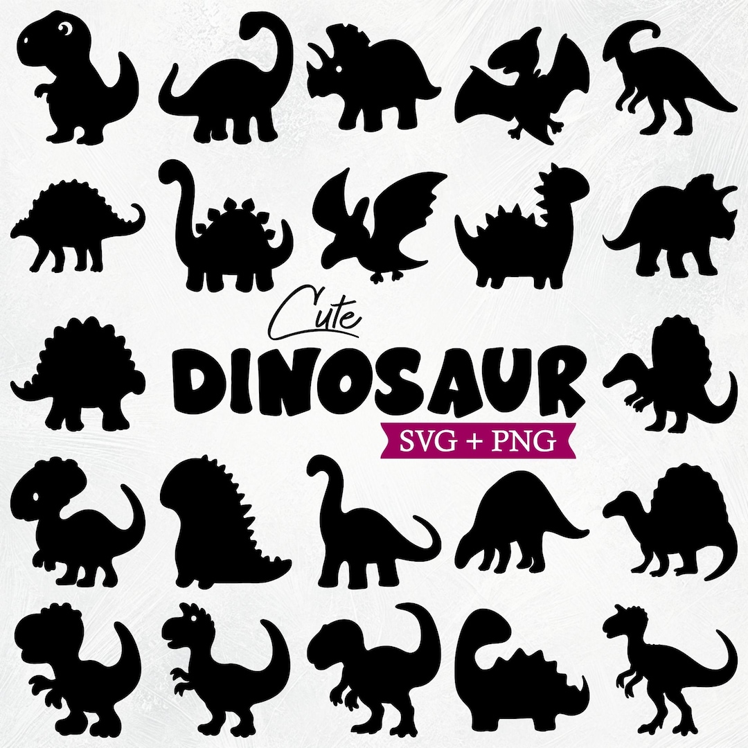 85 Cute Dinosaur SVG, Dinosaur Silhouette, Kids Dinosaur Svg, Dino Svg ...