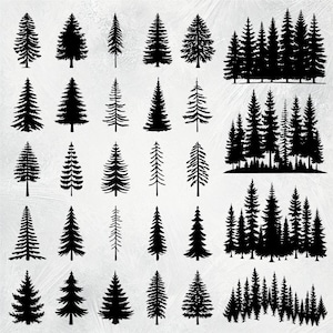 200 Tree SVG Bundle, Forest Svg, Pine Trees Svg, Tree Line Svg, Pine Tree Clipart, Pine Tree Silhouette, Pine Tree Vector, Pine Trees Png