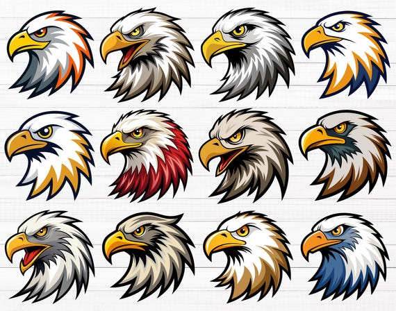Eagle SVG, Eagle Head Svg, Eagle Head Png, Eagle Head Clipart, Eagle Face Svg, Eagle Clipart, Bald Eagle Svg, Bald Eagle Png, American Eagle