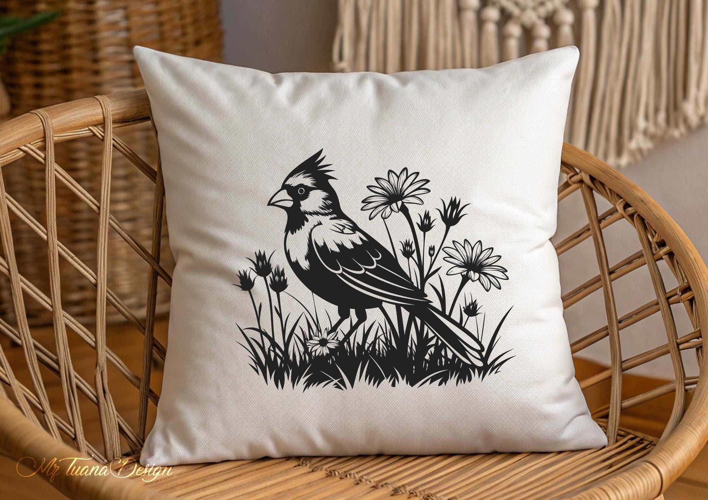 Cardinal SVG, Cardinal Bird Svg, Cardinal Silhouette, Winter Cardinal ...