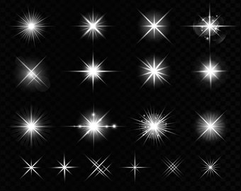SPARKLE PNG - Glitter Effects, Transparent Background, Shine Collection Clipart, Sparkle and Shine Png, Sparkles Digital, Sparkle Stars