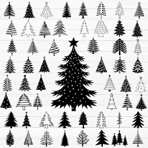 150 Christmas Tree SVG Bundle, Christmas Svg, Christmas Tree Svg, Christmas Tree Clipart, Pine Tree Svg, Christmas Tree Silhouette, Tree PNG