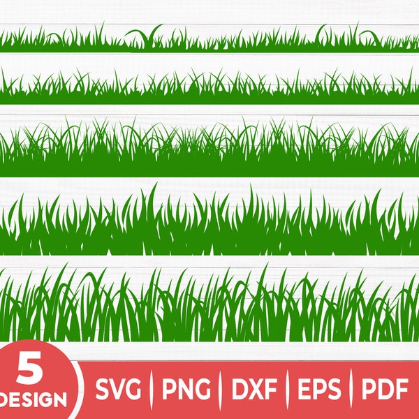 Grünes Gras SVG, Gras Grenze, Gras SVG Clipart, Gras Png, Gras Linie SVG, Gras Vektor, Gras geschnitten Datei, Gras Silhouette, SVG, Png, Eps, Dxf