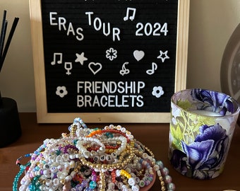 NEXT DAY POSTING - 11 x Taylor Swift Eras Tour Friendship Bracelets - No Visible Knot