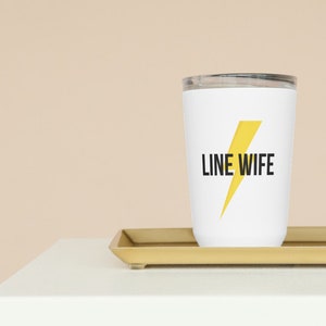 Line Wife Yellow Bolt- Digital Design