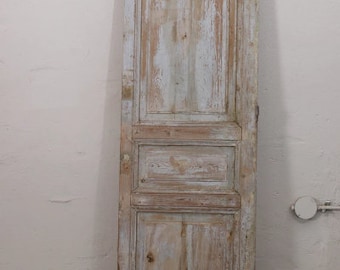 SINGLE VINTAGE DOOR - Vintage French Door, Vintage Charm Door, Classic Design Door, Vintage Wooden Door, French Door, Single Vtg French Door
