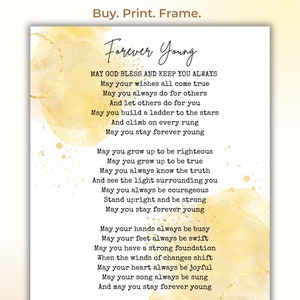 Forever Young 8x10 Tekst piosenki