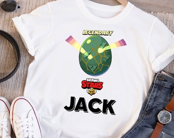 Custom Brawl Stars Kids T-shirt: Personalized Birthday Gift
