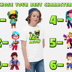 Custom Brawl Birthday Shirt,Brawl Boy Tshirt,Custom Boy Shirt,Cartoon Shirt,Brother Birthday Shirt,Kids Heavy Cotton Tee,Brawl Boy,Brawl Tee