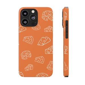 Phone Case with Cheese Design Gift for Cheese Lover