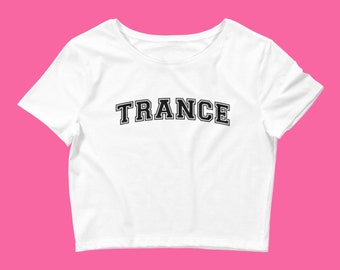 Trance Women’s Crop Baby Tee