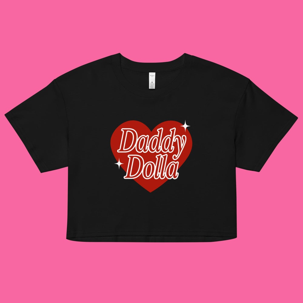 Daddy Dolla Women’S Boxy Crop Top | Dom Dolla Inspired Crop Top, Dom Dolla Inspired T-Shirt, Gift For Raver, House Music T-Shirt