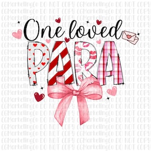 One Loved Para| Laço de Dia dos Namorados | Dia dos Namorados | PNG