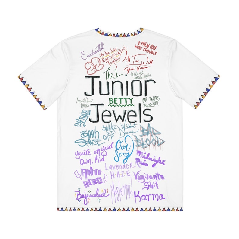 Junior Jewels ft. The Eras Tour Movie Setlist : all-over print tee image 2