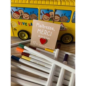 Thank You Teacher Card - Inexpensive Teacher Gift for the End of the School Year