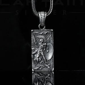 Silver Spartan Warrior Pendant, Greek Warrior Necklace, Ancient Greek Necklace, Mythology Necklace, Customizable Pendant, Unisex Necklace