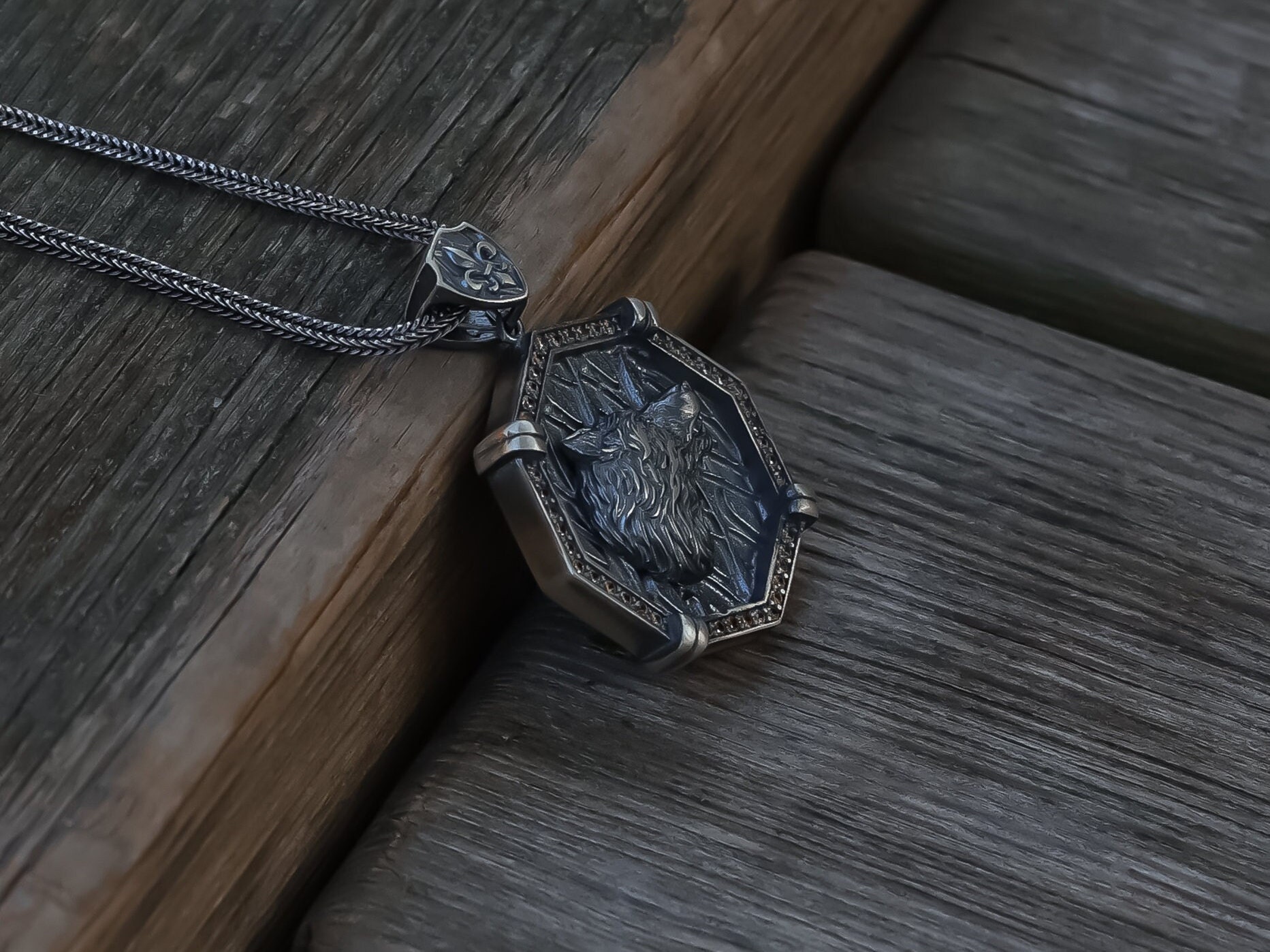 Handmade Wolf Necklace, Silver Charm Wolf Necklace, Zircon Stone Pendant, Mother Necklace, to My Wife Necklace, Unisex Jewelry, Gift Ideas - Etsy Handmade Wolf Necklace, Silver Charm Wolf Necklace, Zircon Stone Pendant, Mother Necklace, to My Wife Necklace, Unisex Jewelry, Gift Ideas - Etsy