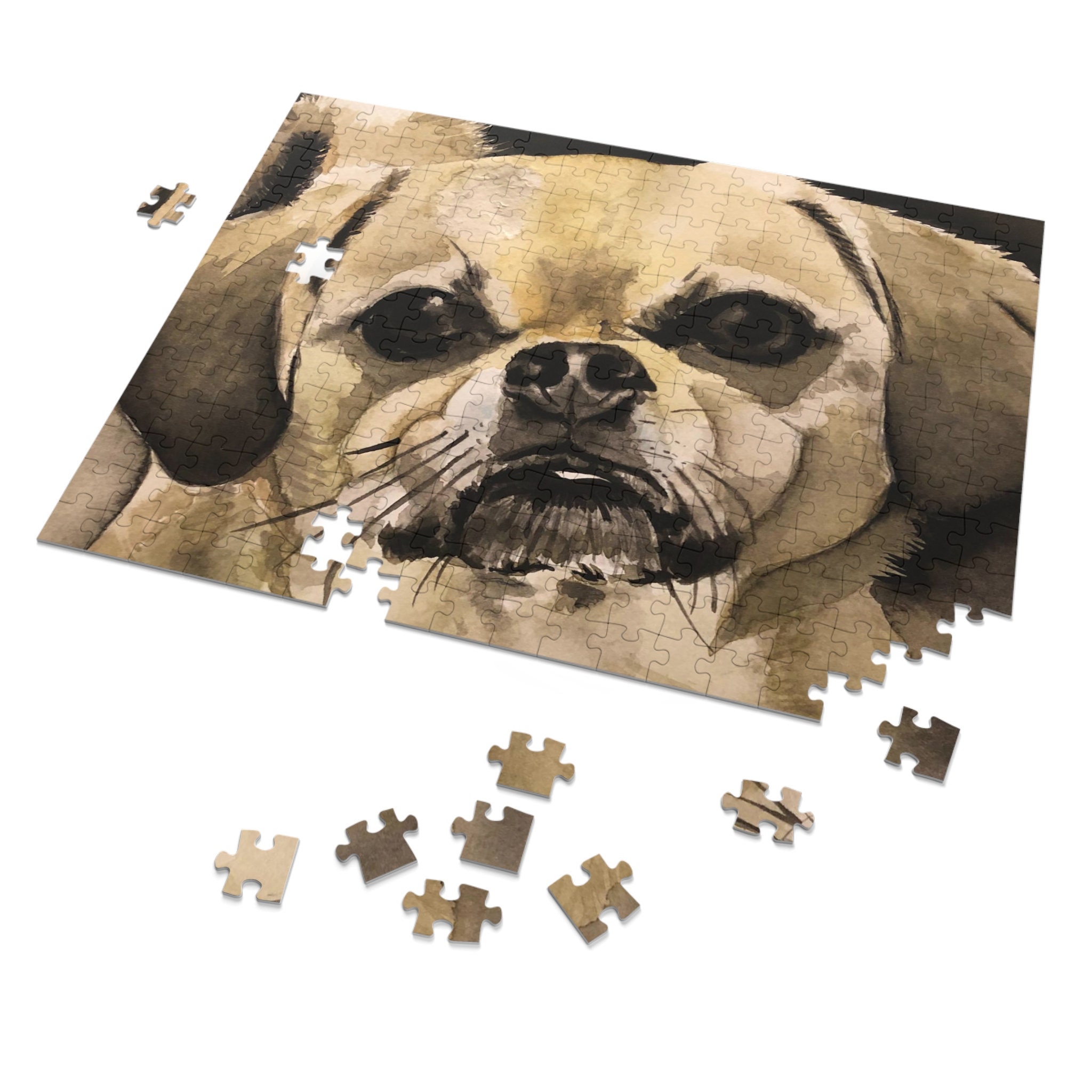 Golden Retriever Puzzle Dog Puzzle Sizes 110 252 or -  in 2023