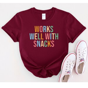 Works well with snacks Tee