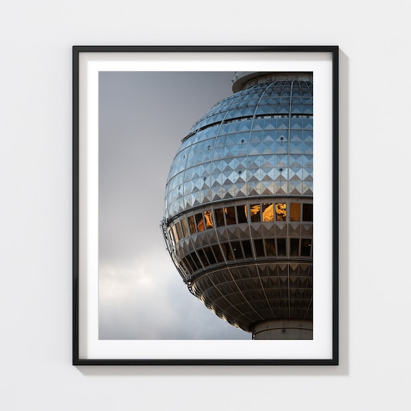 Berlin TV Tower Print | Wall Art | Photography | Germany | Fernsehturm | Fine Art Print | Europe