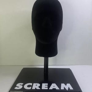 Scream Ghostface Mask Display Stand Scream Movie Horror Collectible (STAND ONLY)