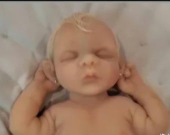 16" Silicone Baby Girl Blank Kit – Full Body Custom Order- COA
