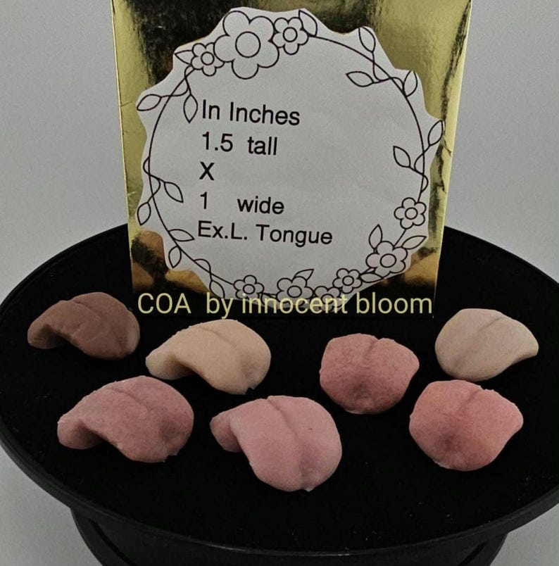 Lenguas de silicona realistas hechas a mano. Envío internacional disponible. extra large
