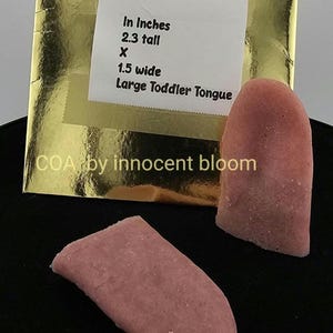 Lenguas de silicona realistas hechas a mano. Envío internacional disponible. XXXL Triple Extra L