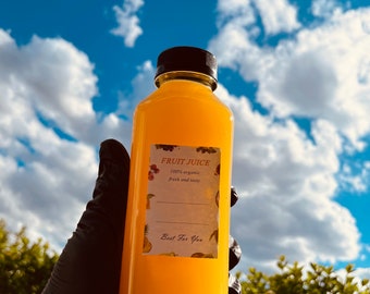 COLD PRESSED-ORGANIC, Turmeric, Ginger, Lemon with the peel, Black Pepper, and Cinnamon