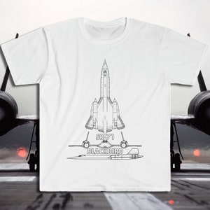 Blackbird SR-71 Outline T-Shirt