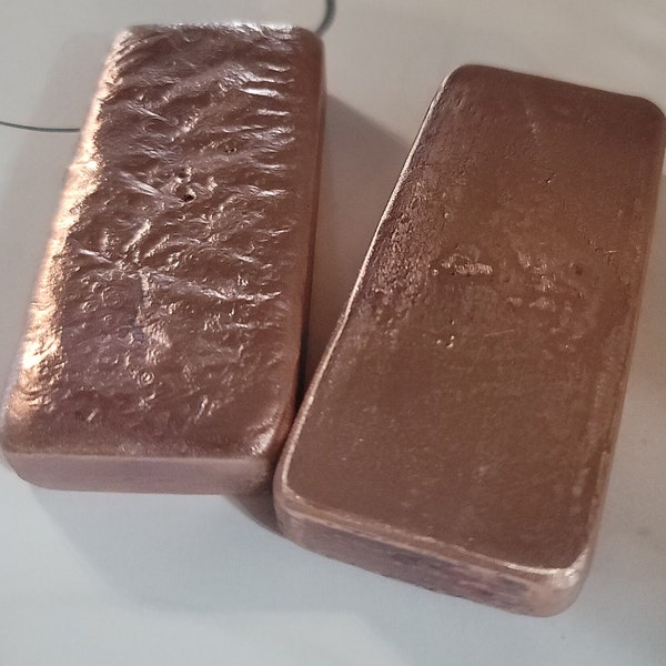 Hand Pour Copper Brownie Bars