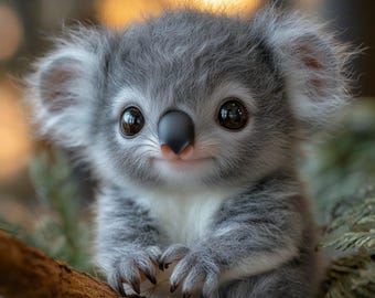 チャーリーベアーズ　コアラ子供 Cross-Border-Cute-Koala-Plush-