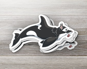 Sea Corgi: Corgi Whale | 3.5" Vinyl Sticker