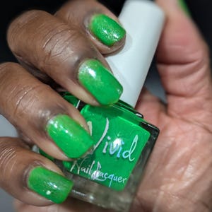 Green Indie Nail Polish- Spooky Ghost