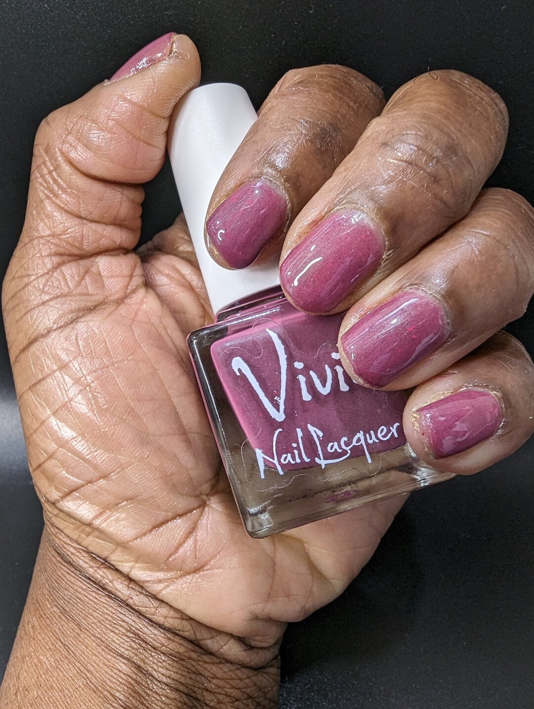 Pink/ Mauve Nail Polish-bike Rides - Etsy