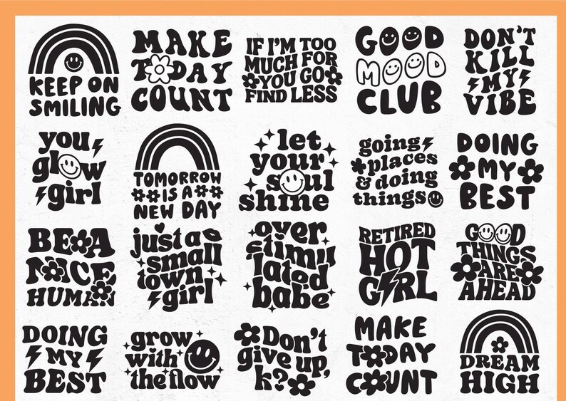 Groovy Svg Retro Svg Boho Hippie Svg Groovy Summer Svg Retro Clipart ...