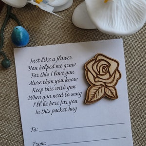 Pocket Hug for Mom or Guardian SVG et poème