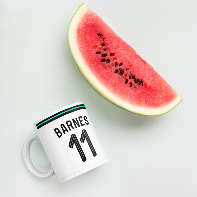 Harvey Barnes Newcastle United 3rd Kit 24/25 Mug, NUFC Coffee Tea Ceramic Mug, Gift for Him, Birthday Housewarming Gift for Dad