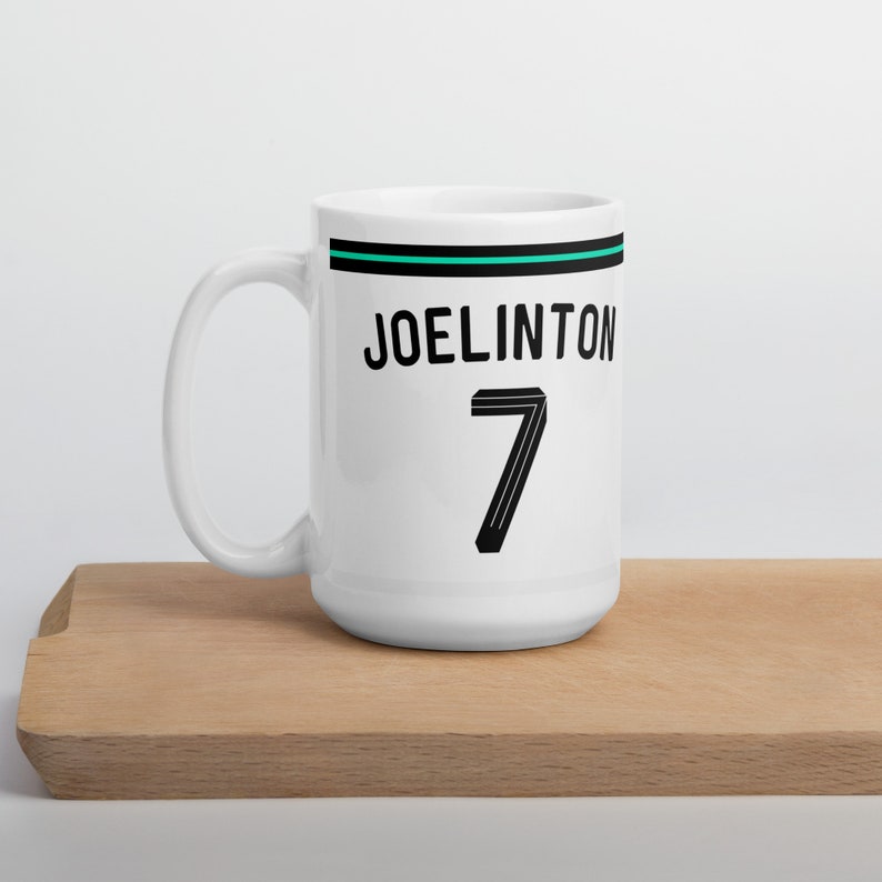 Joelinton Newcastle United 3rd Kit 24/25 Mug, NUFC Coffee Tea Ceramic Mug, Gift for Him, Birthday Housewarming Gift for Dad